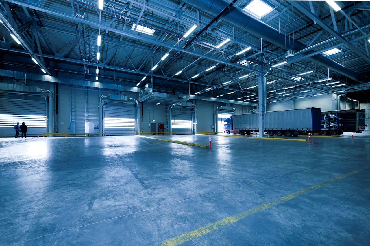 Logistics building warehouse